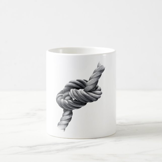 lina för balansgång Mug Kaffemugg (Center)