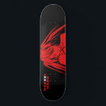 Lina Red Mini Skateboard Bräda 18,5 Cm<br><div class="desc">Designed by Japanese artist</div>