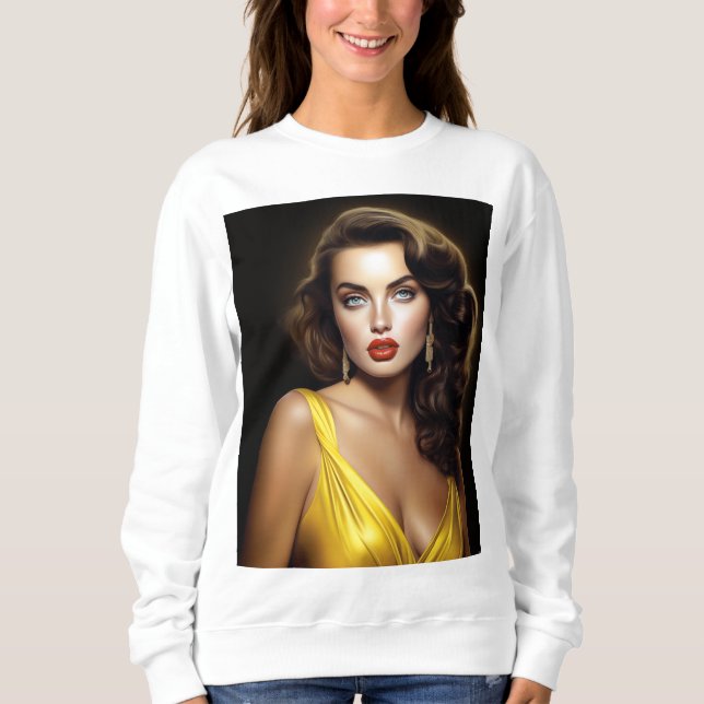 Lina - Toppen modell Latina! T Shirt (Framsida)