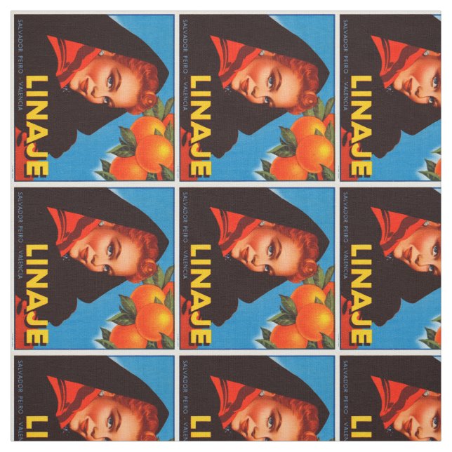 Linaje Citrus Tyg (Provkarta)