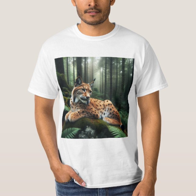 Lince Ibérico: El Símbolo de la Conservación T Shirt (Framsida)