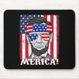 Lincoln 4:e juli Merica American Flagga Boys Kids Musmatta
