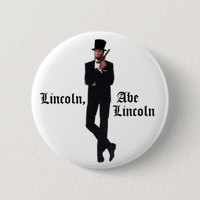 Lincoln, Abe Lincoln Button Knapp (Framsida)