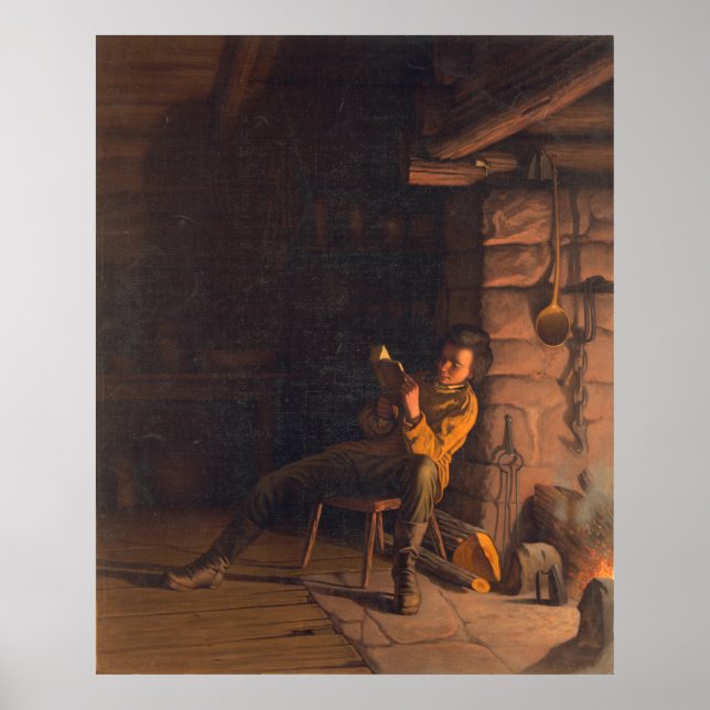 Lincoln An-kvällens boythuva i logghålet Poster (Framsidan)