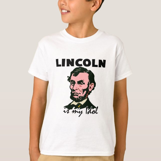 Lincoln är min idol tee shirt (Framsida)