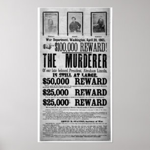 Lincoln Assassation ville Poster
