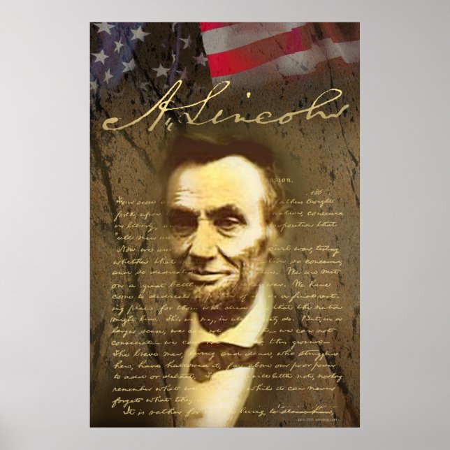 Lincoln av Gregory Gallo Poster (Framsidan)