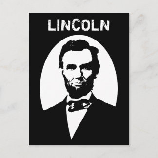 Lincoln Black and White Vykort