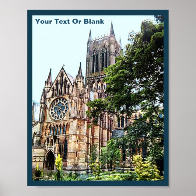 Lincoln Cathedral Matkasse Poster (Framsidan)