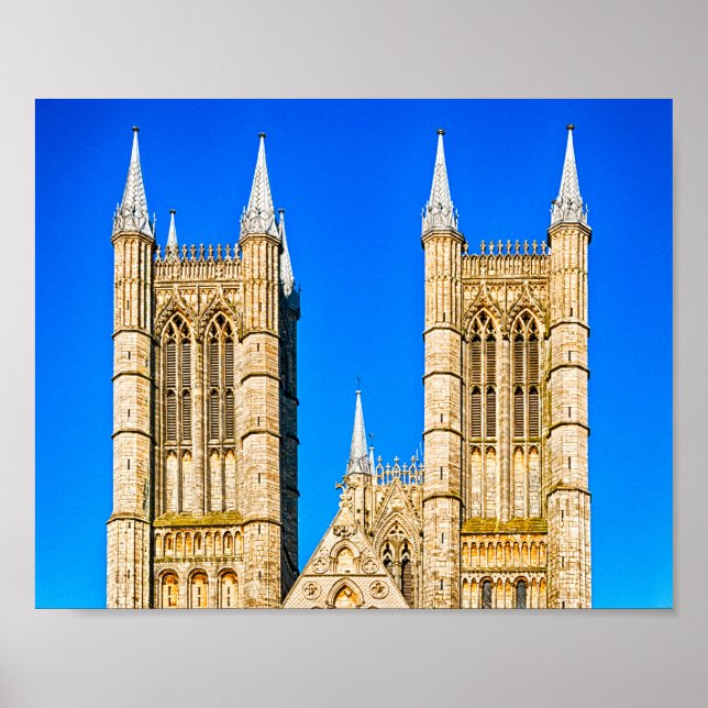 Lincoln Cathedral Poster (Framsidan)