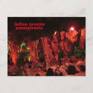 Lincoln Caverns, Pennsylvania Vykort