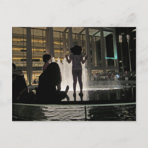 Lincoln Center Fontän Vykort