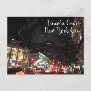 Lincoln Center New York City NYC Photography Vykort