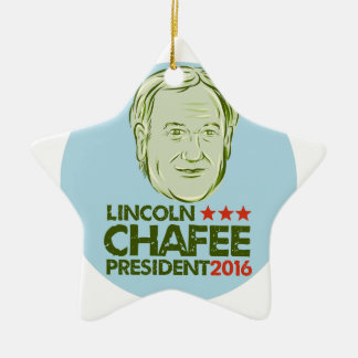 Lincoln Chafee president 2016 Julgransprydnad Keramik