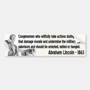lincoln citationstecken bildekal