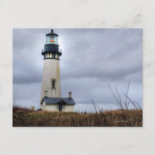 Lincoln City Lighthouse Vykort