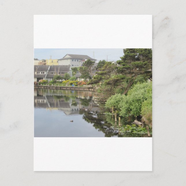 Lincoln City Oregon Vykort (Framsida)