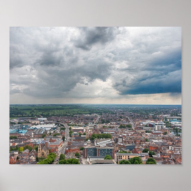 Lincoln Cityscape Poster (Framsidan)