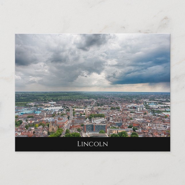 Lincoln Cityscape Vykort (Framsida)