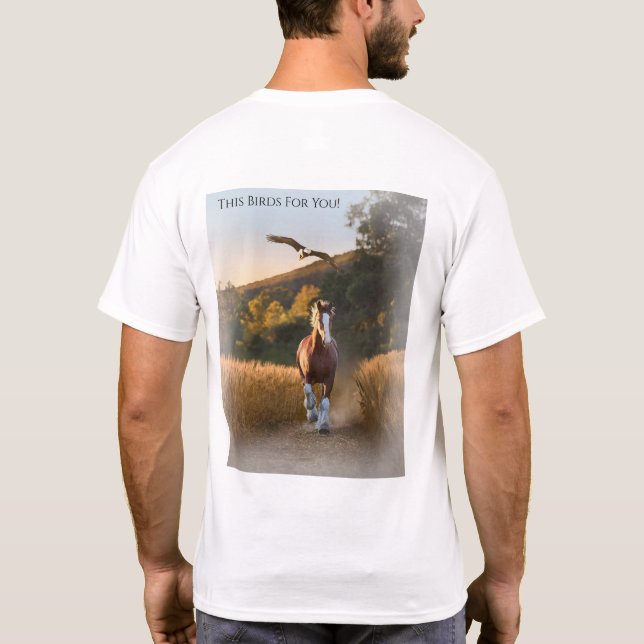 Lincoln den skalliga örnen t shirt (Baksida)
