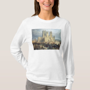 Lincoln domkyrka från northwesten, c.1850 tee shirt