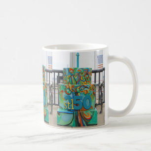 Lincoln Douglas kvadrerar tårtan för Stl250 Kaffemugg
