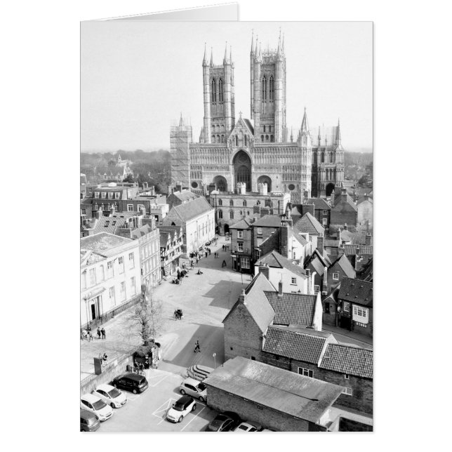 Lincoln, England Hälsningskort (Framsidan)