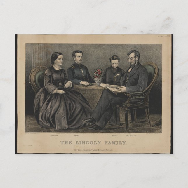 Lincoln Family Vykort (Framsida)