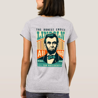 Lincoln för president - 1860 t shirt