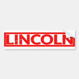 Lincoln Frimärke Bildekal