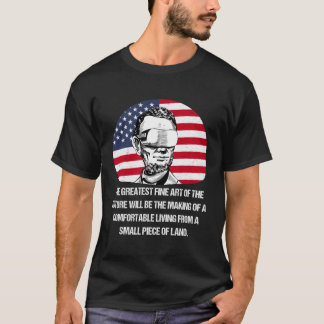 Lincoln Futuristiska Vr Fictional Quote T Shirt
