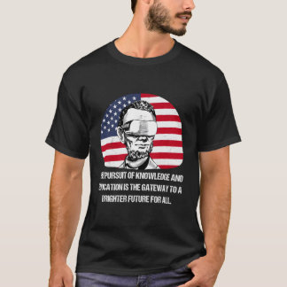 Lincoln Futuristiska Vr Fictional Quote T Shirt
