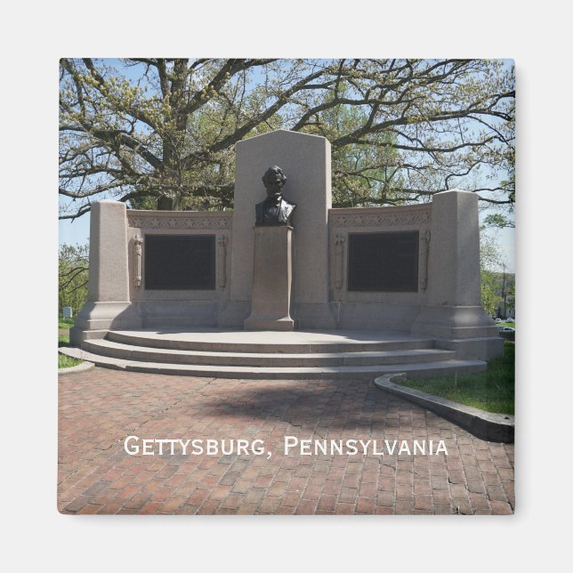 Lincoln Gettysburg Adress Memorial Magnet (Framsidan)