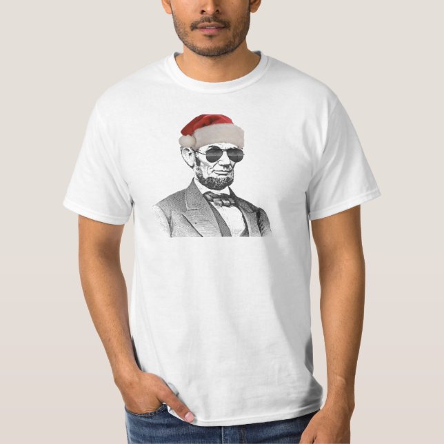 Lincoln hemlighet Santa T-shirt (Framsida)
