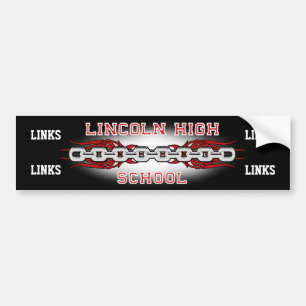 Lincoln High School Links Bumper-dekal Bildekal