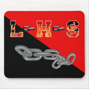Lincoln High School Links Färg Musmatta