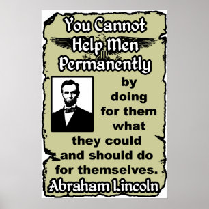Lincoln: Hjälp dig! Poster