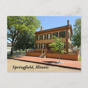 Lincoln Home Historic Site Helg Vykort