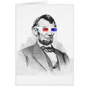 Lincoln i 3D! Hälsningskort