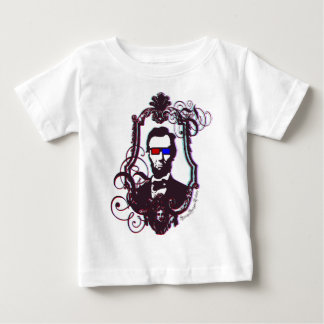 Lincoln i exponeringsglas 3D T-shirt