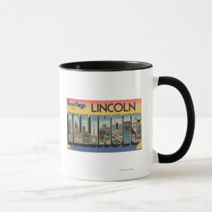 Lincoln Illinois - stora brevplatser Mugg