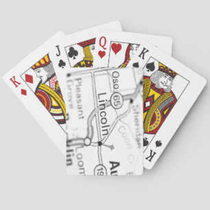 Lincoln, Kalifornien Karta-spelkort Casinokort