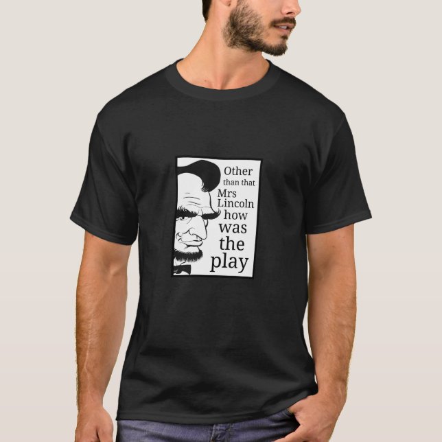 LINCOLN, LINCOLN, Noveltyn HUR VAR SPELEN? T Shirt (Framsida)
