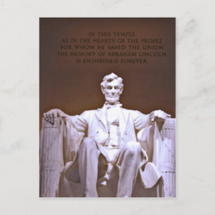 Lincoln Memorial #1 Vykort