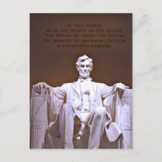 Lincoln Memorial #1 Vykort