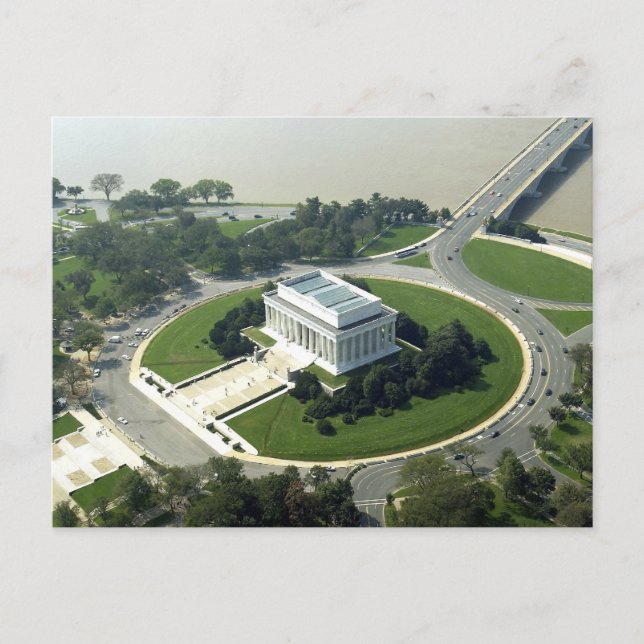 Lincoln Memorial: Aerial View Vykort (Framsida)