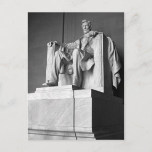 Lincoln Memorial B&W Hälsning vykort