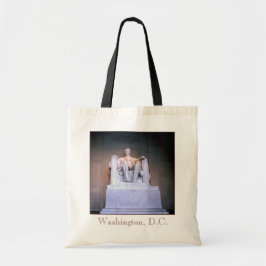 Lincoln Memorial Budget Canvas Tote Tygkasse