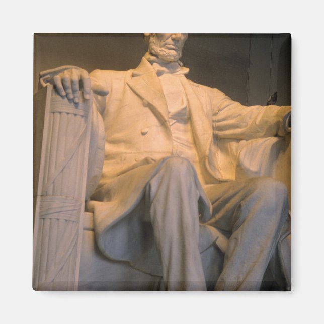 Lincoln Memorial i Washington DC. Magnet (Framsidan)