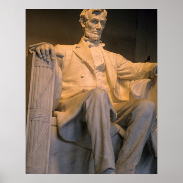 Lincoln Memorial i Washington DC. Poster (Framsidan)